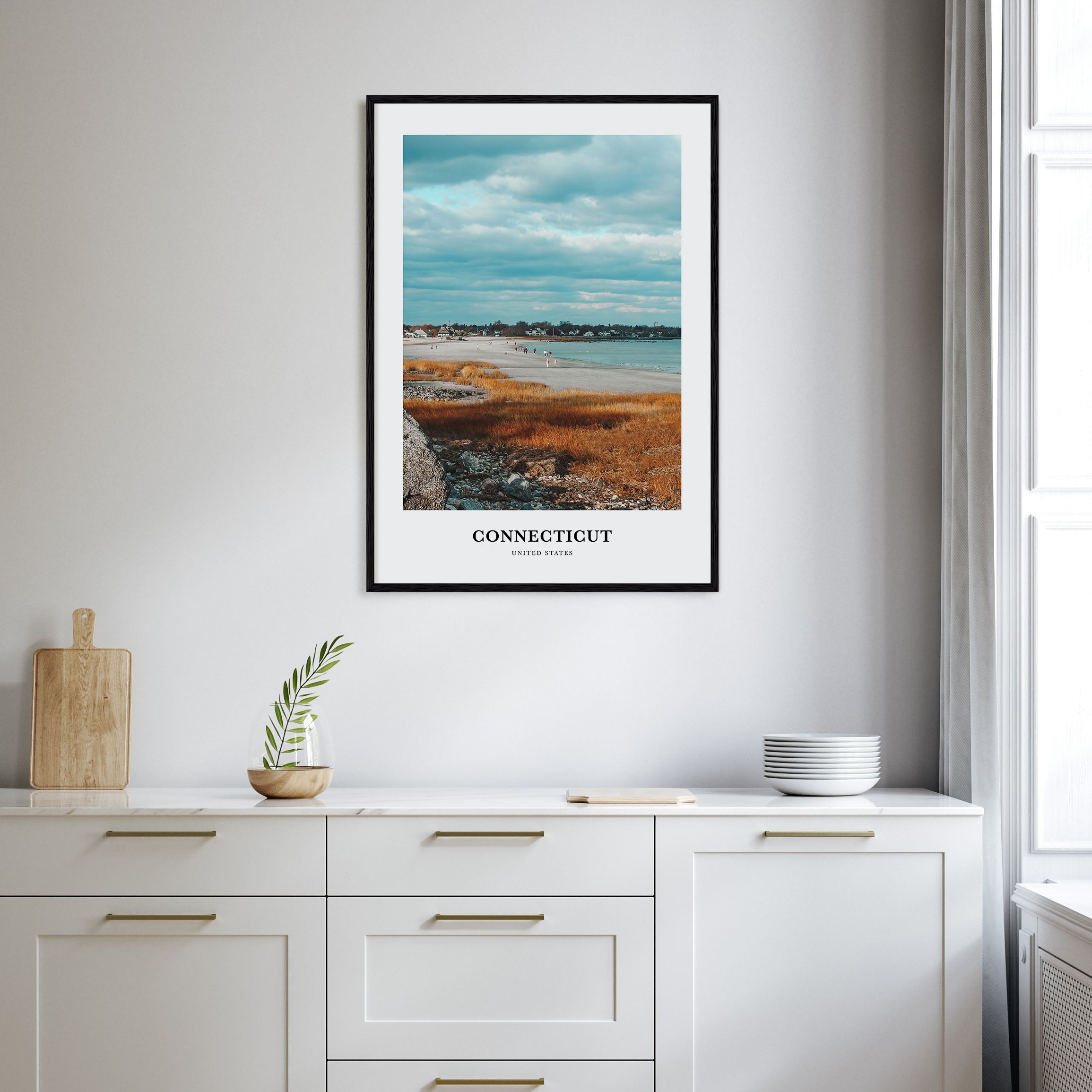 Connecticut Portrait Color No 1 Poster