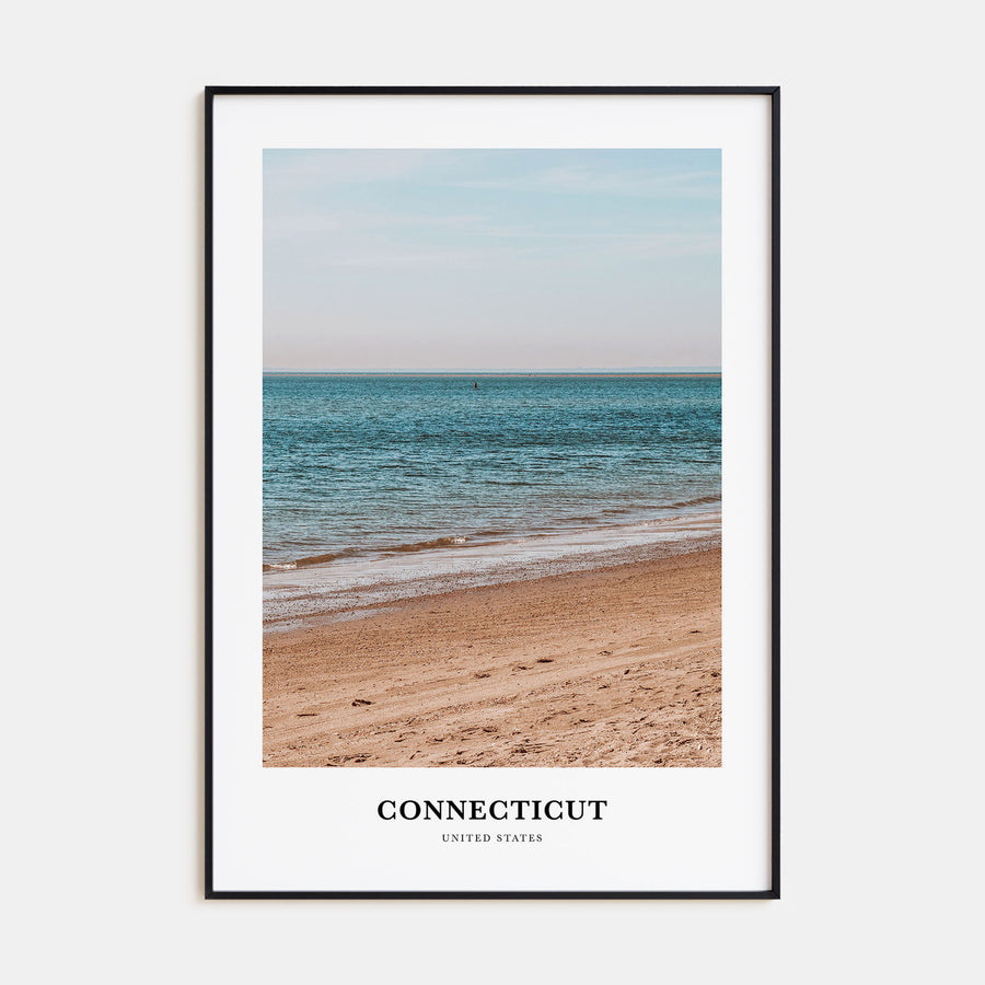 Connecticut Portrait Color No 2 Poster