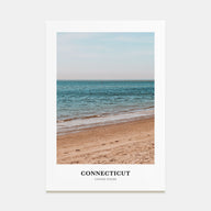 Connecticut Portrait Color No 2 Poster