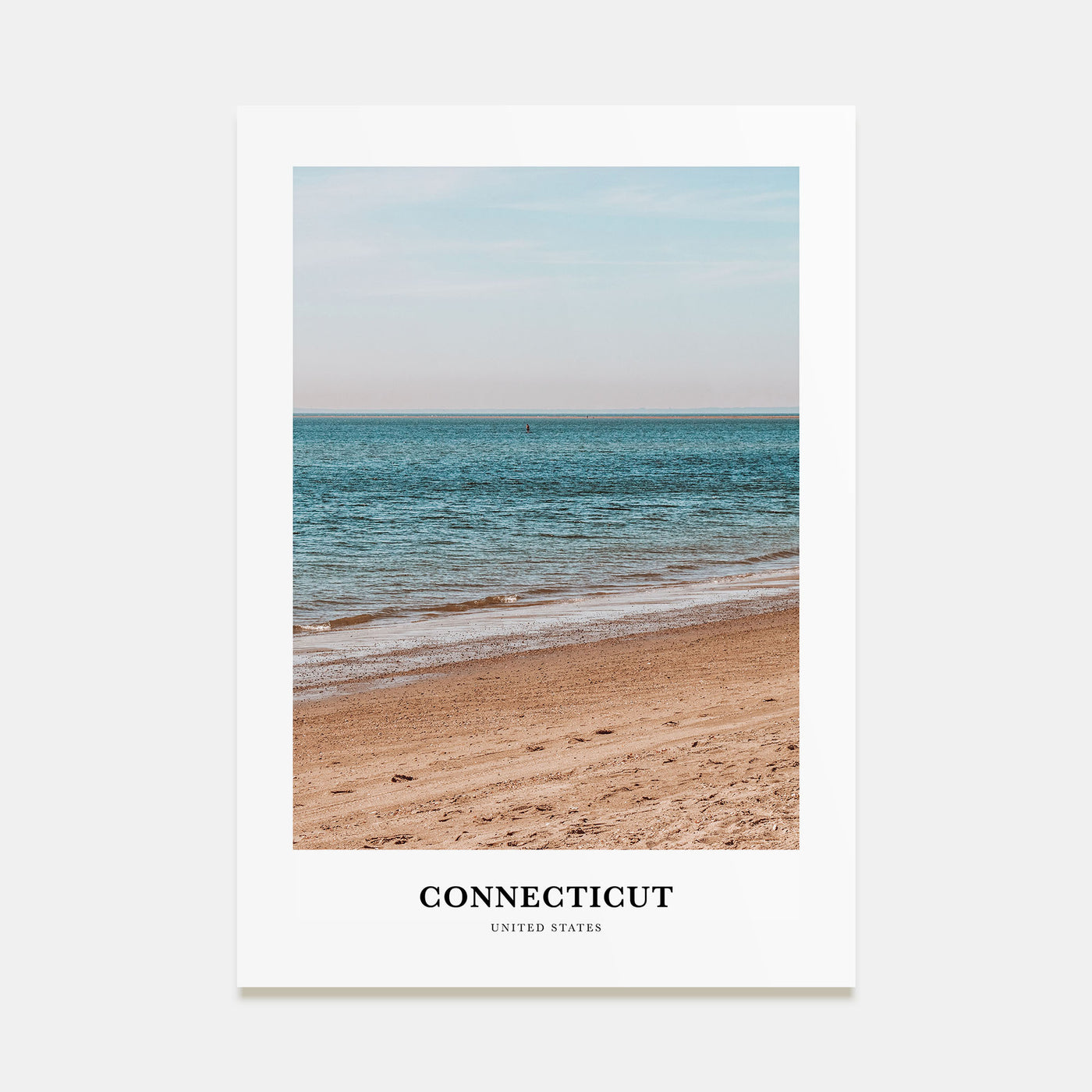 Connecticut Portrait Color No 2 Poster
