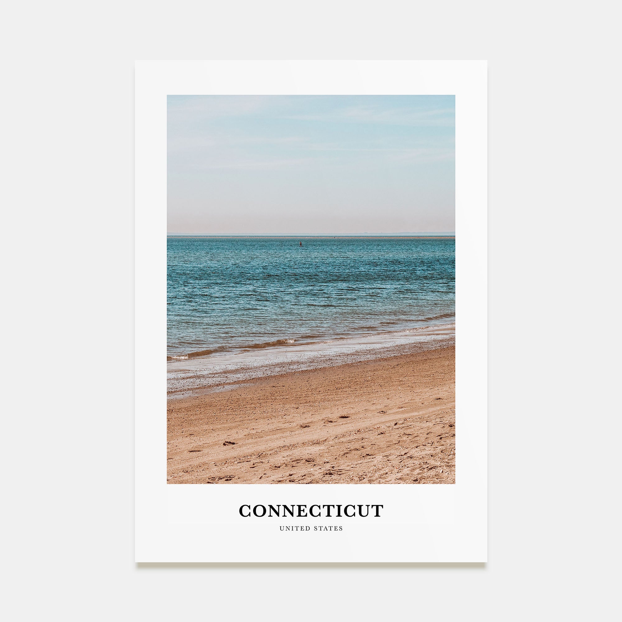 Connecticut Portrait Color No 2 Poster