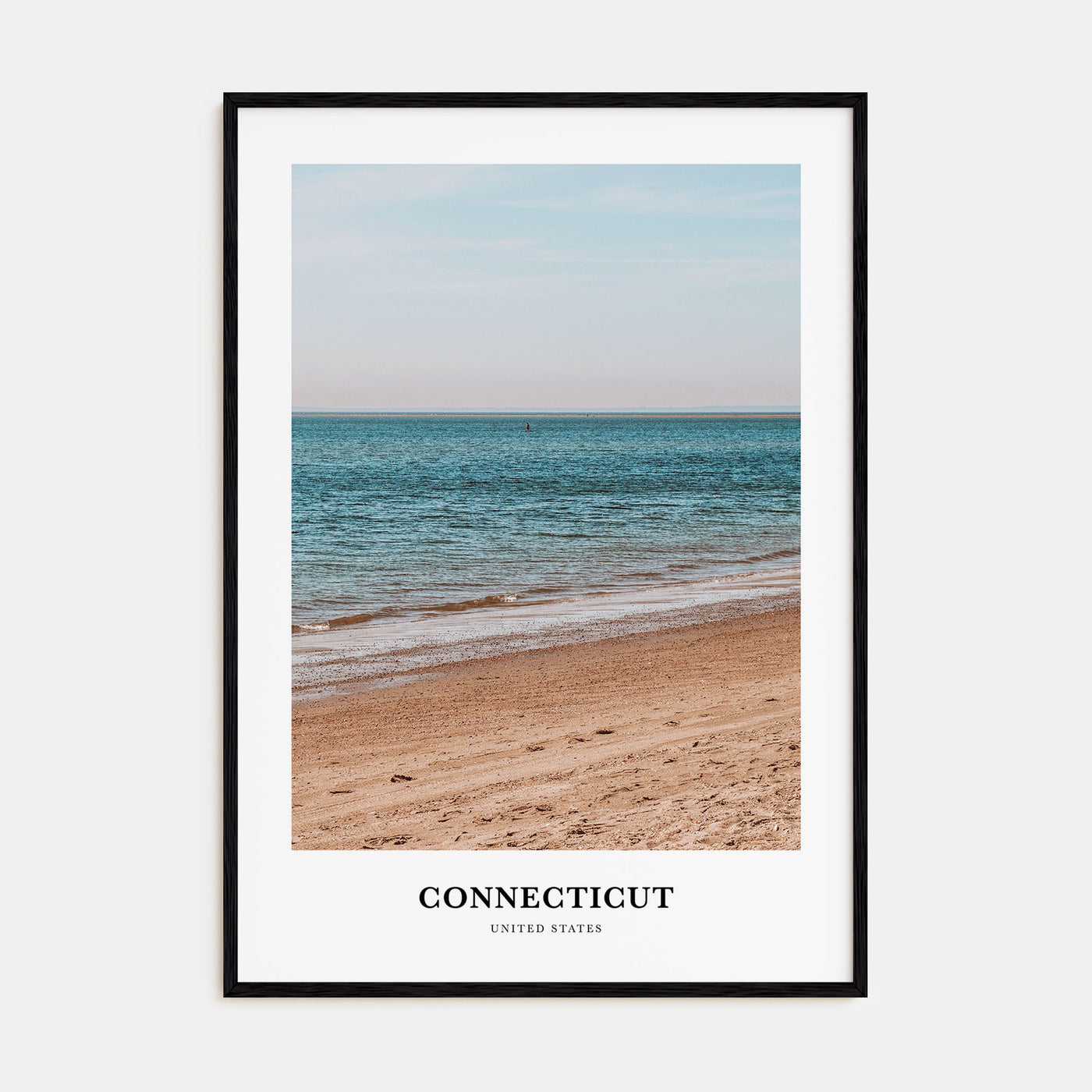 Connecticut Portrait Color No 2 Poster