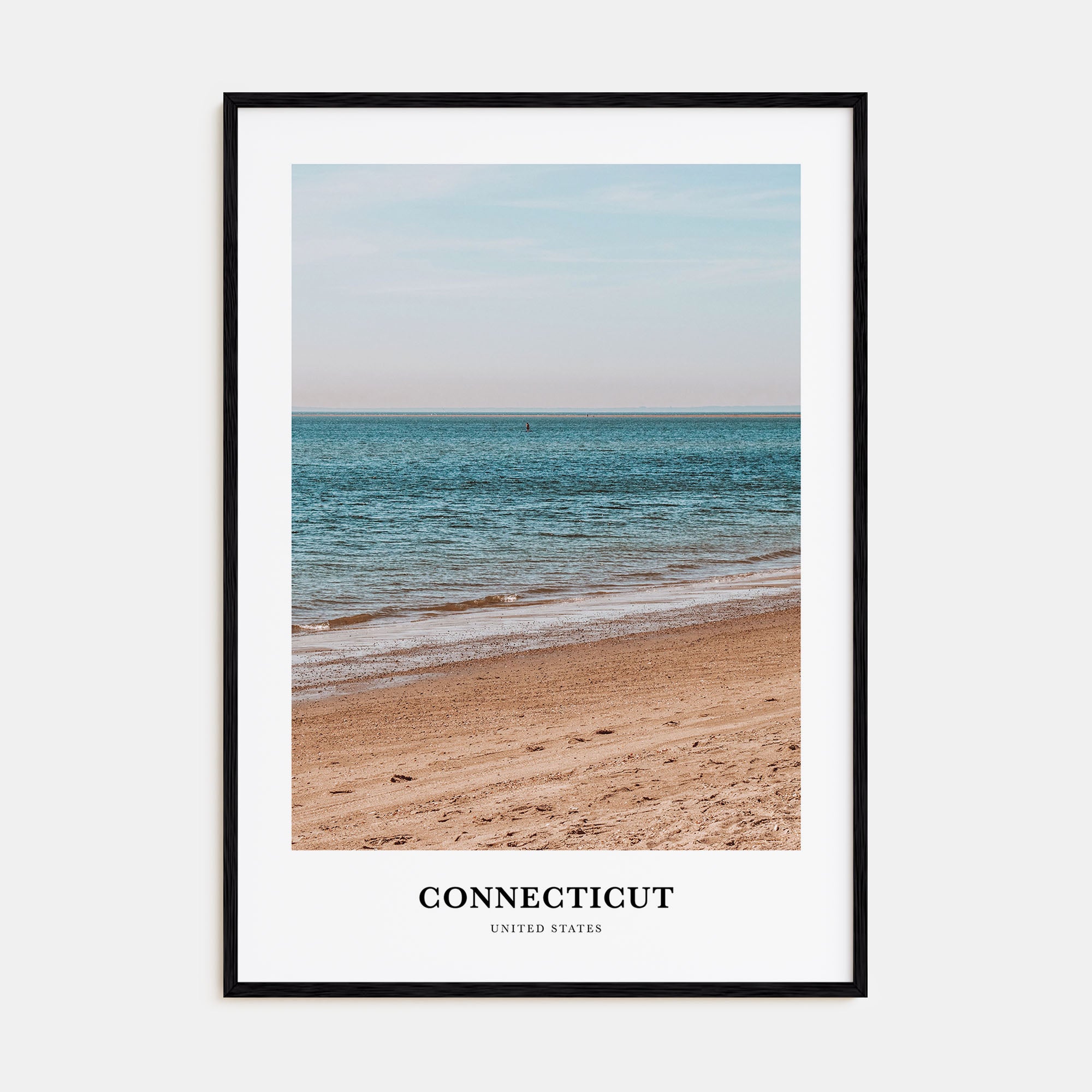 Connecticut Portrait Color No 2 Poster