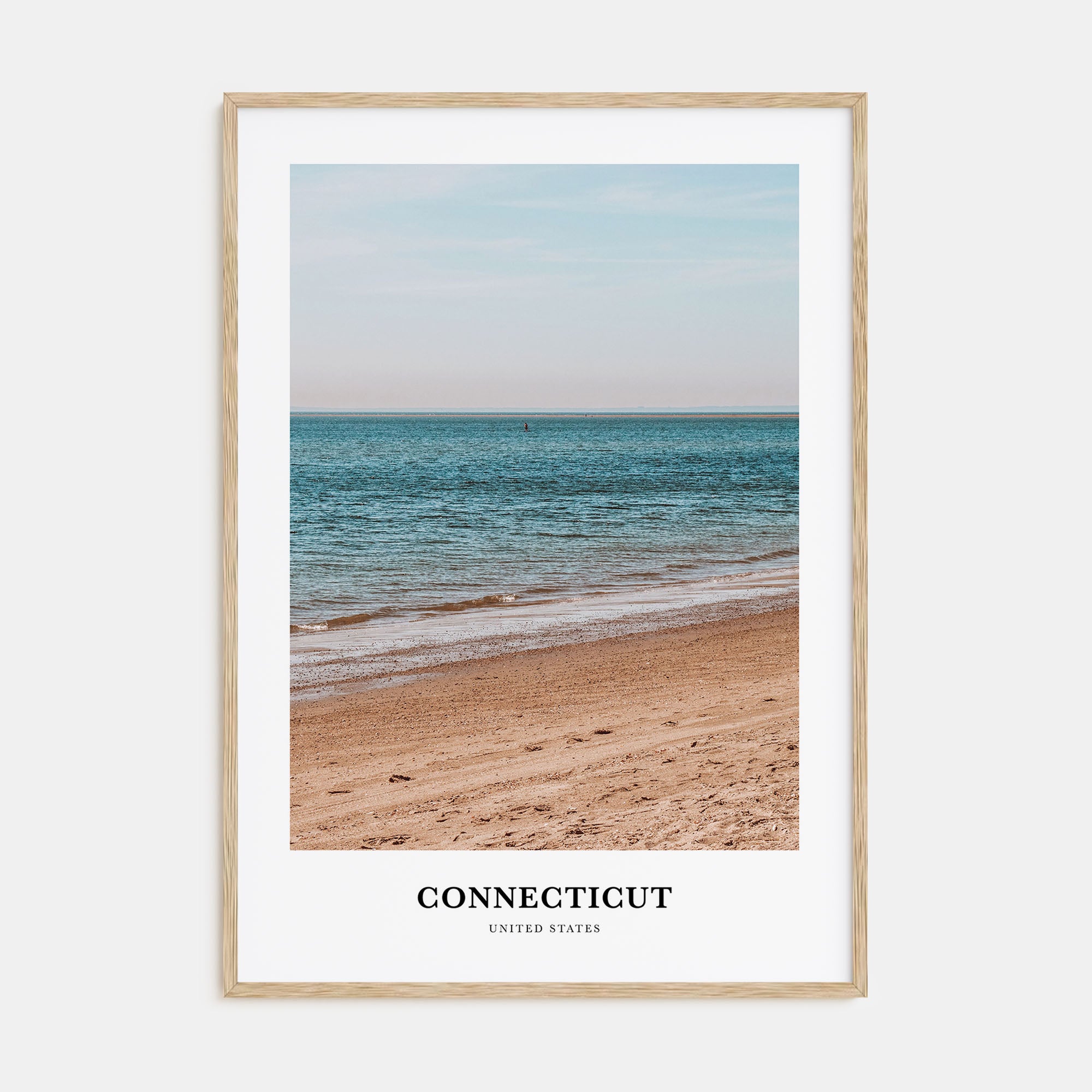 Connecticut Portrait Color No 2 Poster