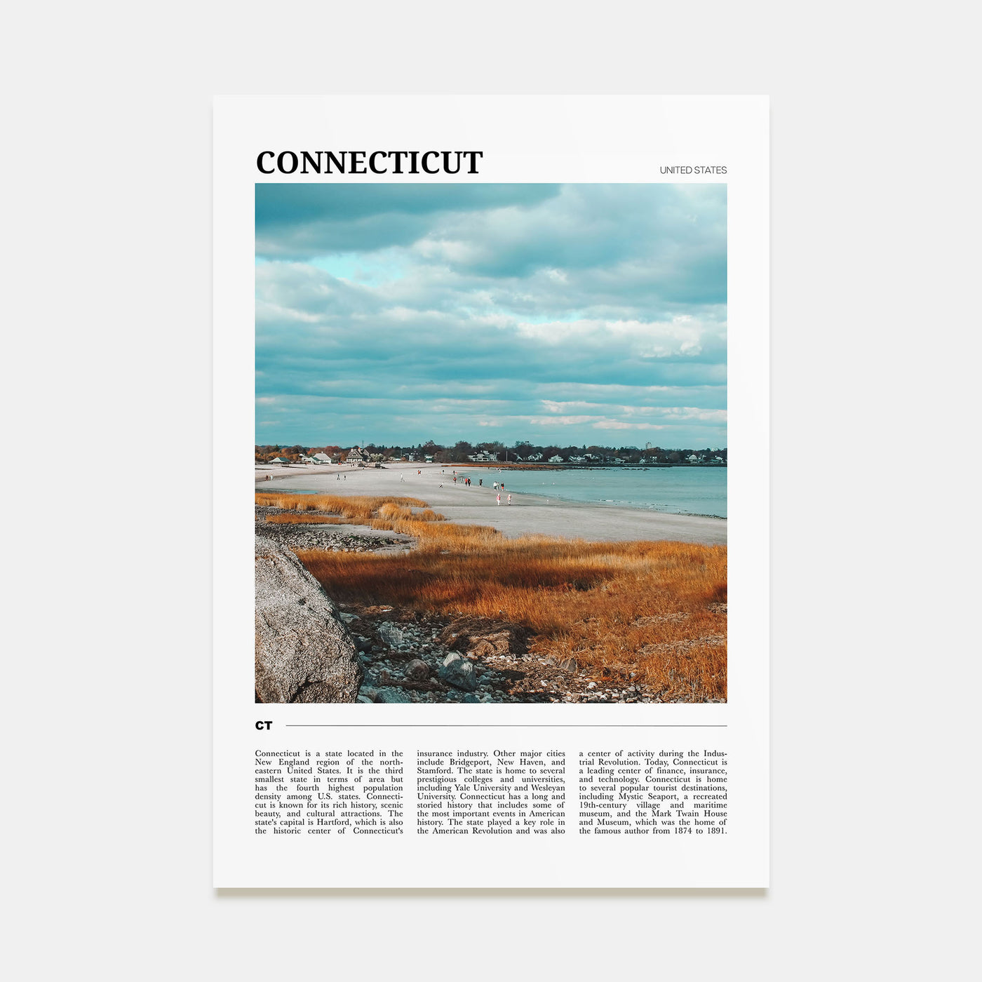 Connecticut Travel Color No 1 Poster