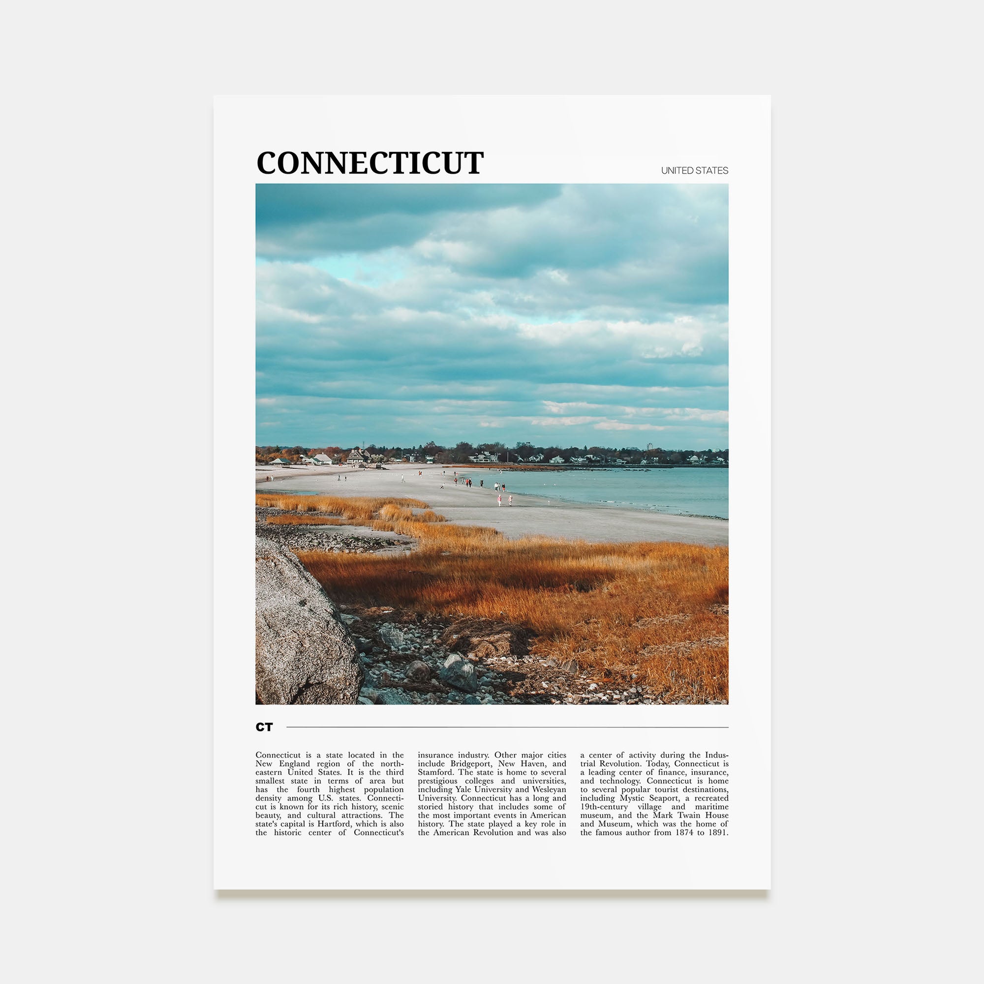 Connecticut Travel Color No 1 Poster