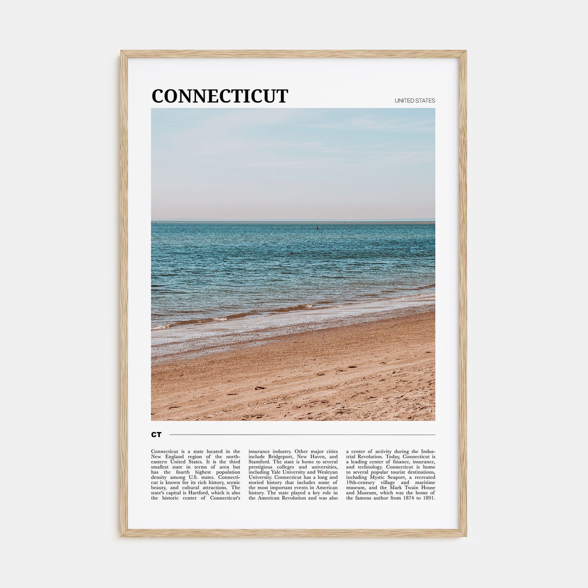 Connecticut Travel Color No 2 Poster