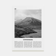 Connemara Travel B&W Poster