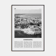 Constanta Travel B&W Poster