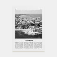 Constanta Travel B&W Poster