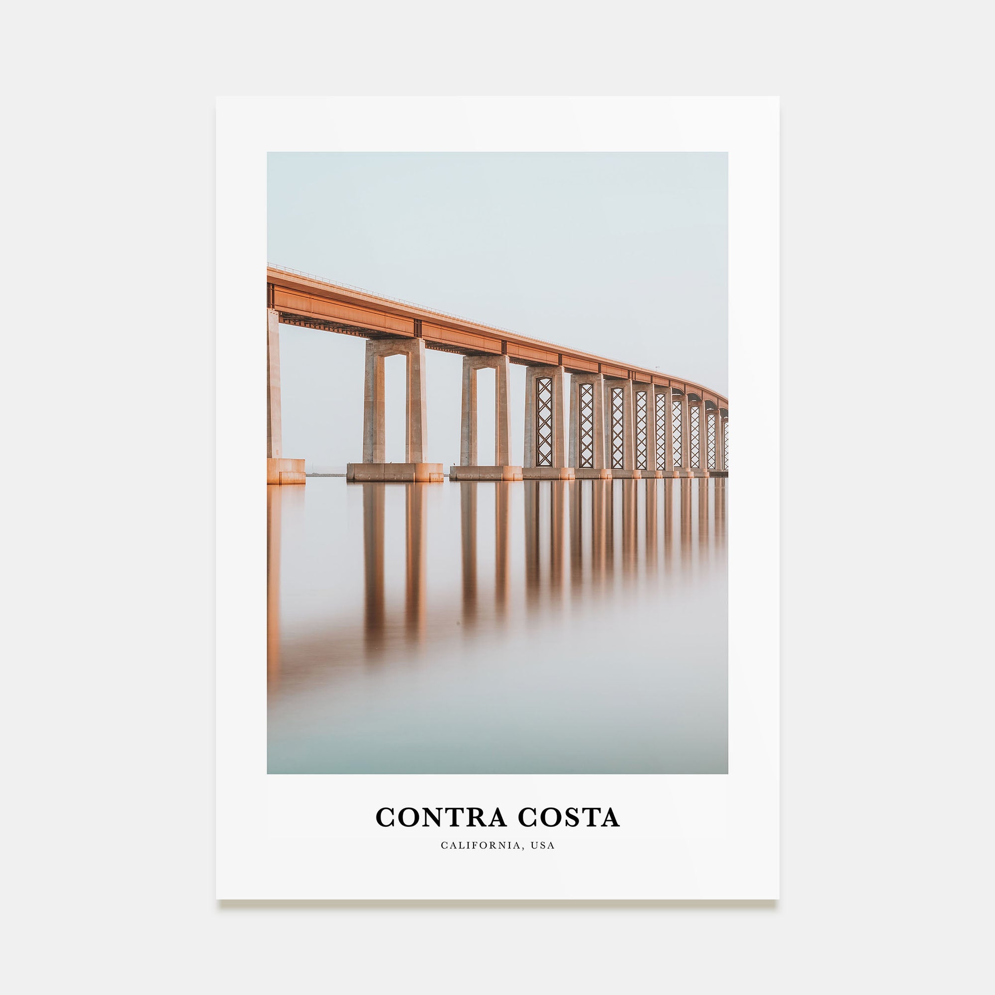 Contra Costa Portrait Color Poster