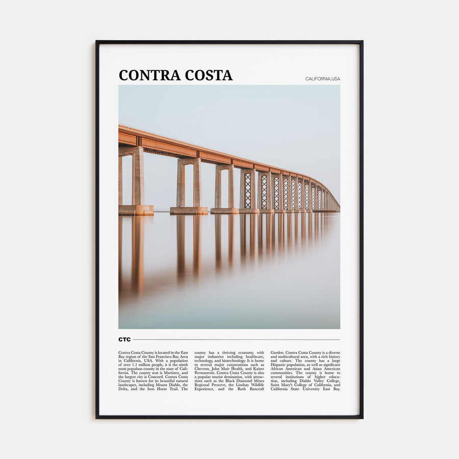 Contra Costa Travel Color Poster