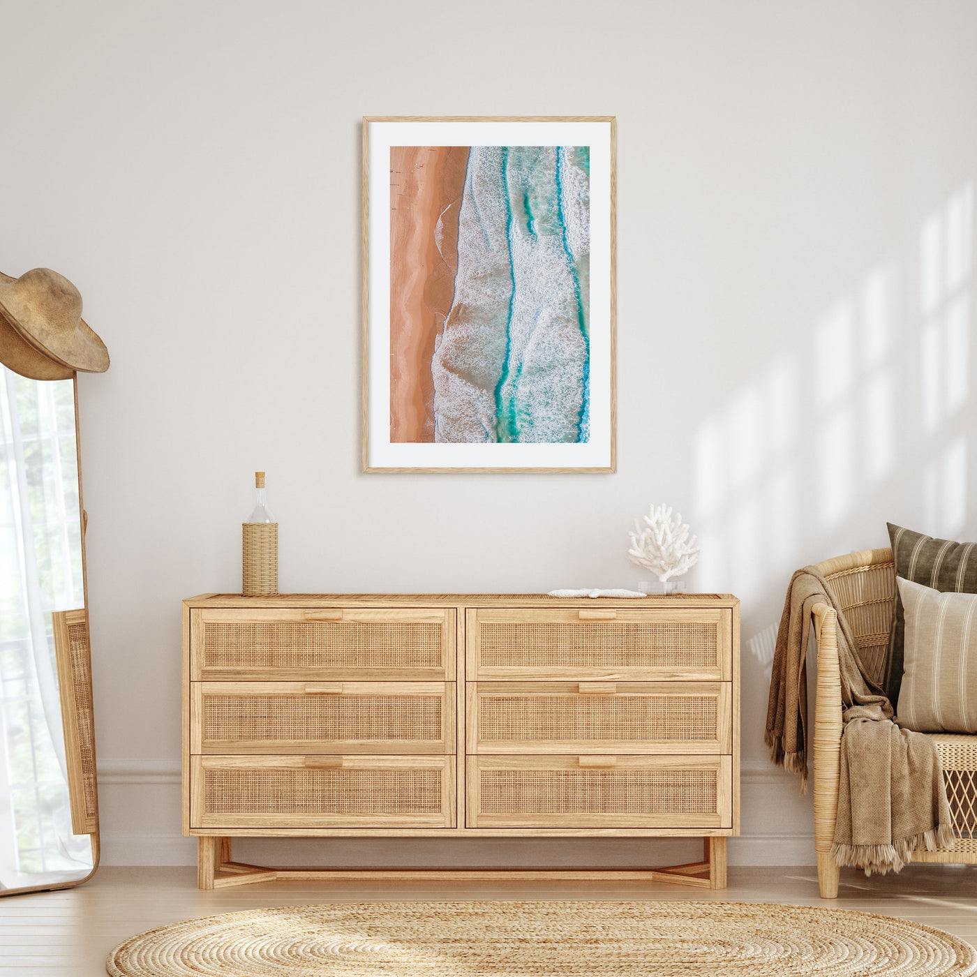 Coogee Beach Photo Color No 3 Poster