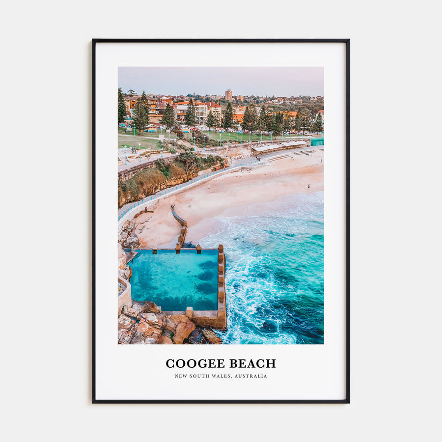 Coogee Beach Portrait Color No 1 Poster