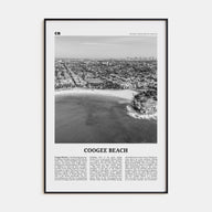 Coogee Beach Travel B&W No 2 Poster