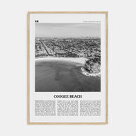 Coogee Beach Travel B&W No 2 Poster