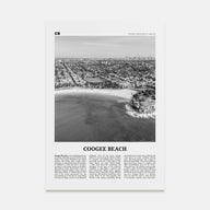 Coogee Beach Travel B&W No 2 Poster