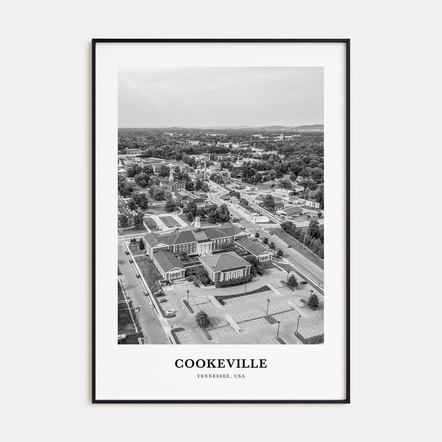 Cookeville Portrait B&W Poster