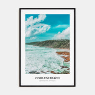 Coolum Beach Portrait Color Poster