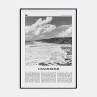 Coolum Beach Travel B&W Poster
