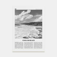 Coolum Beach Travel B&W Poster