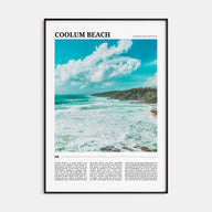 Coolum Beach Travel Color Poster