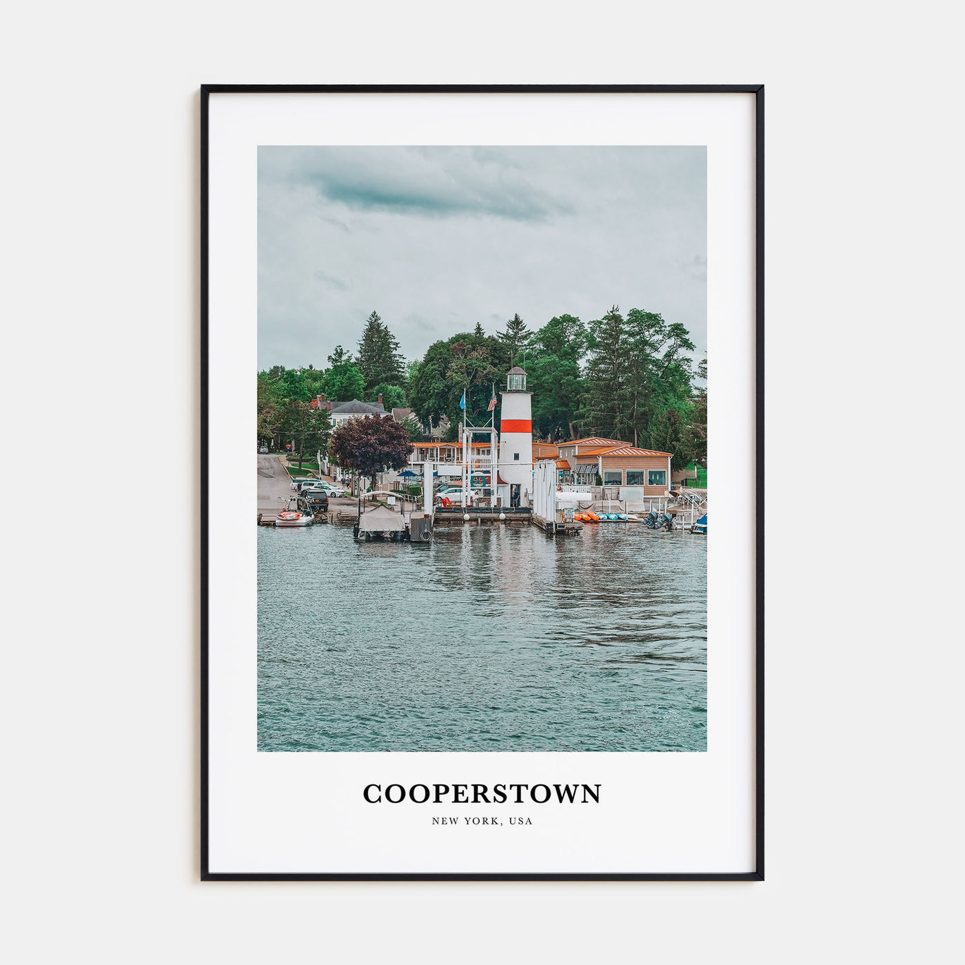 Cooperstown Portrait Color Poster