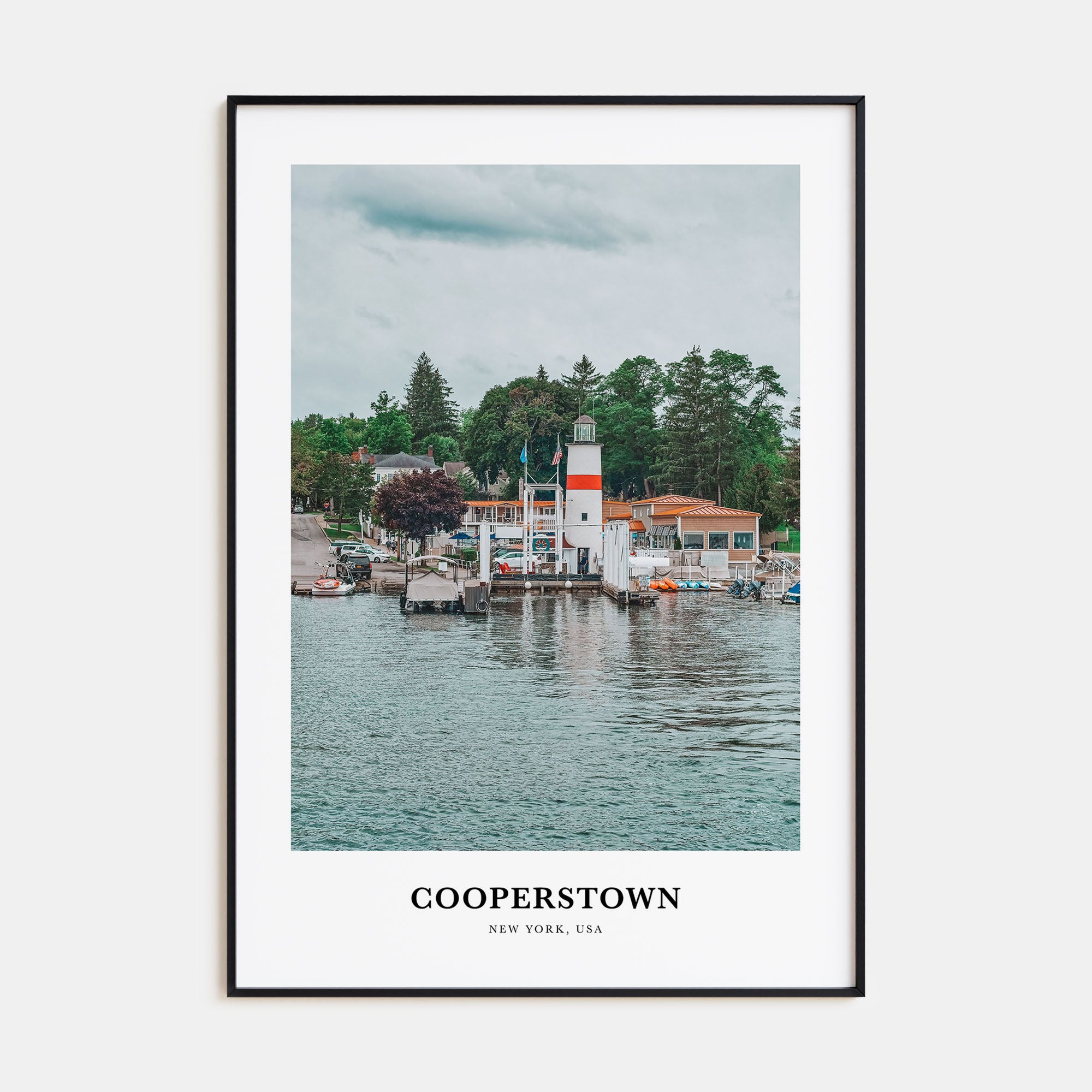 Cooperstown Portrait Color Poster