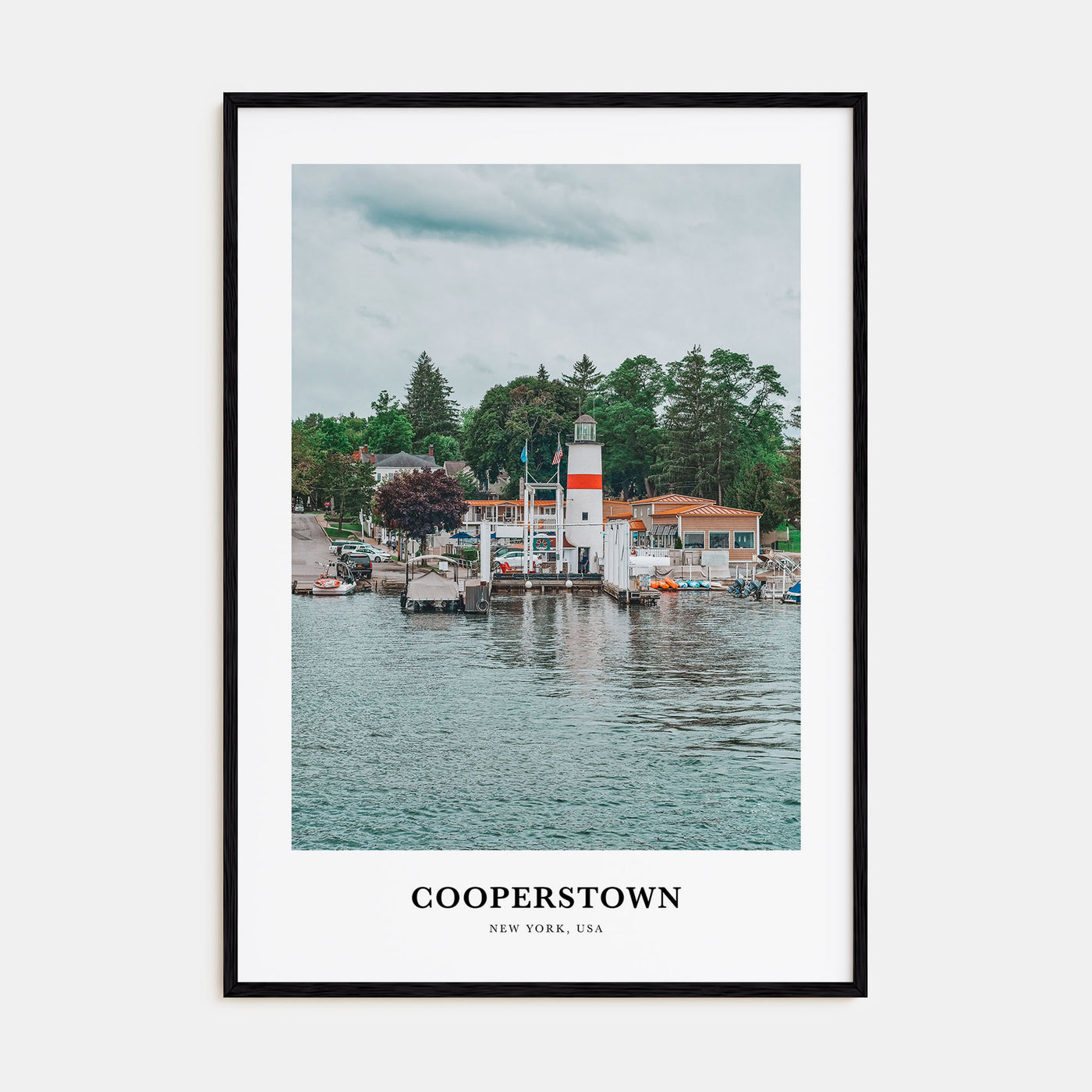 Cooperstown Portrait Color Poster