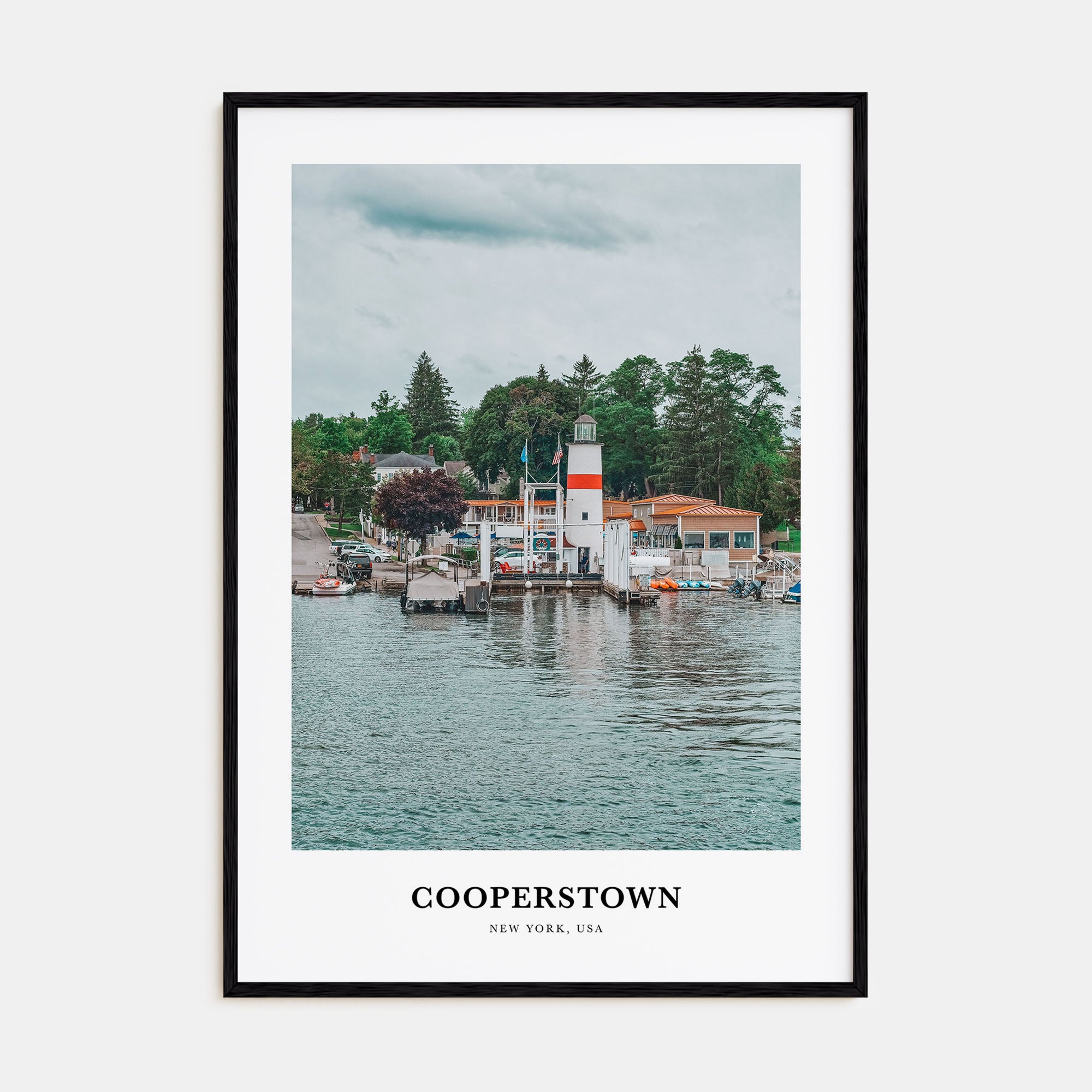 Cooperstown Portrait Color Poster