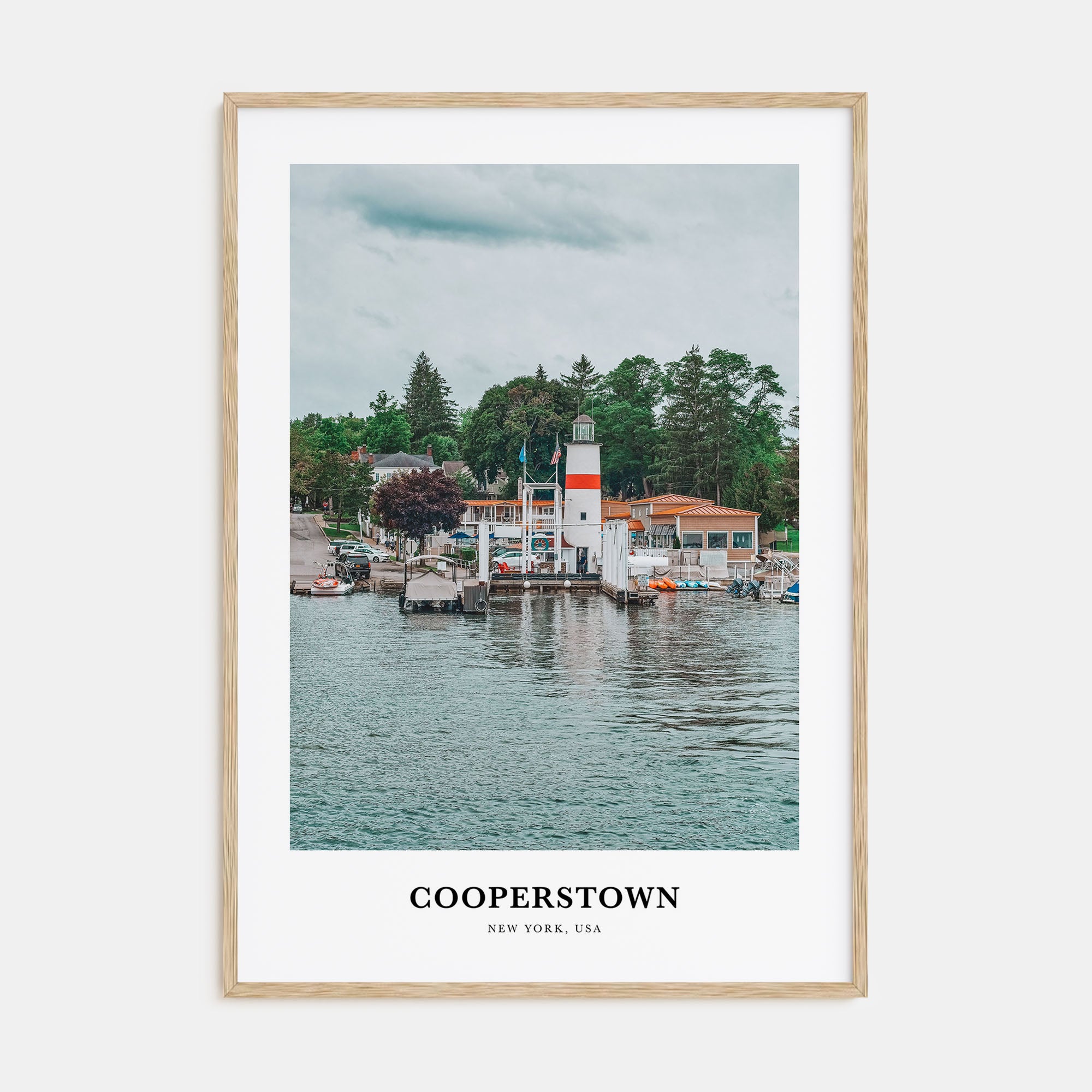 Cooperstown Portrait Color Poster