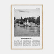 Cooperstown Travel B&W Poster