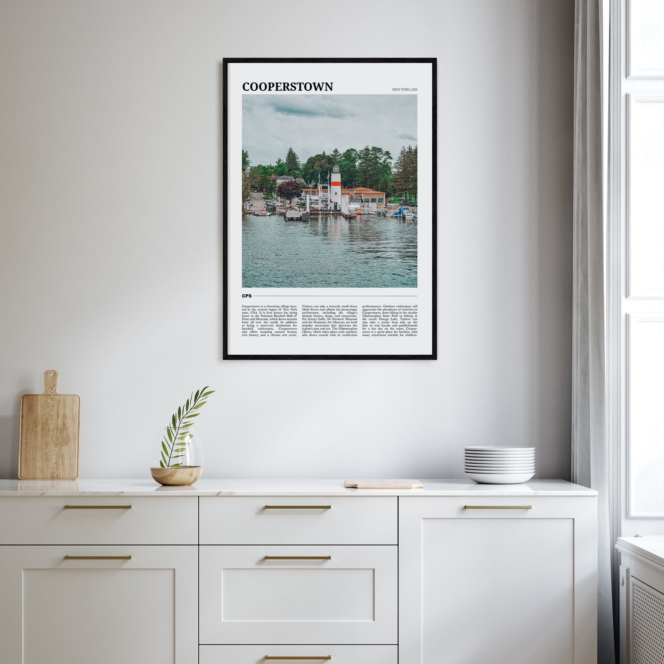 Cooperstown Travel Color Poster