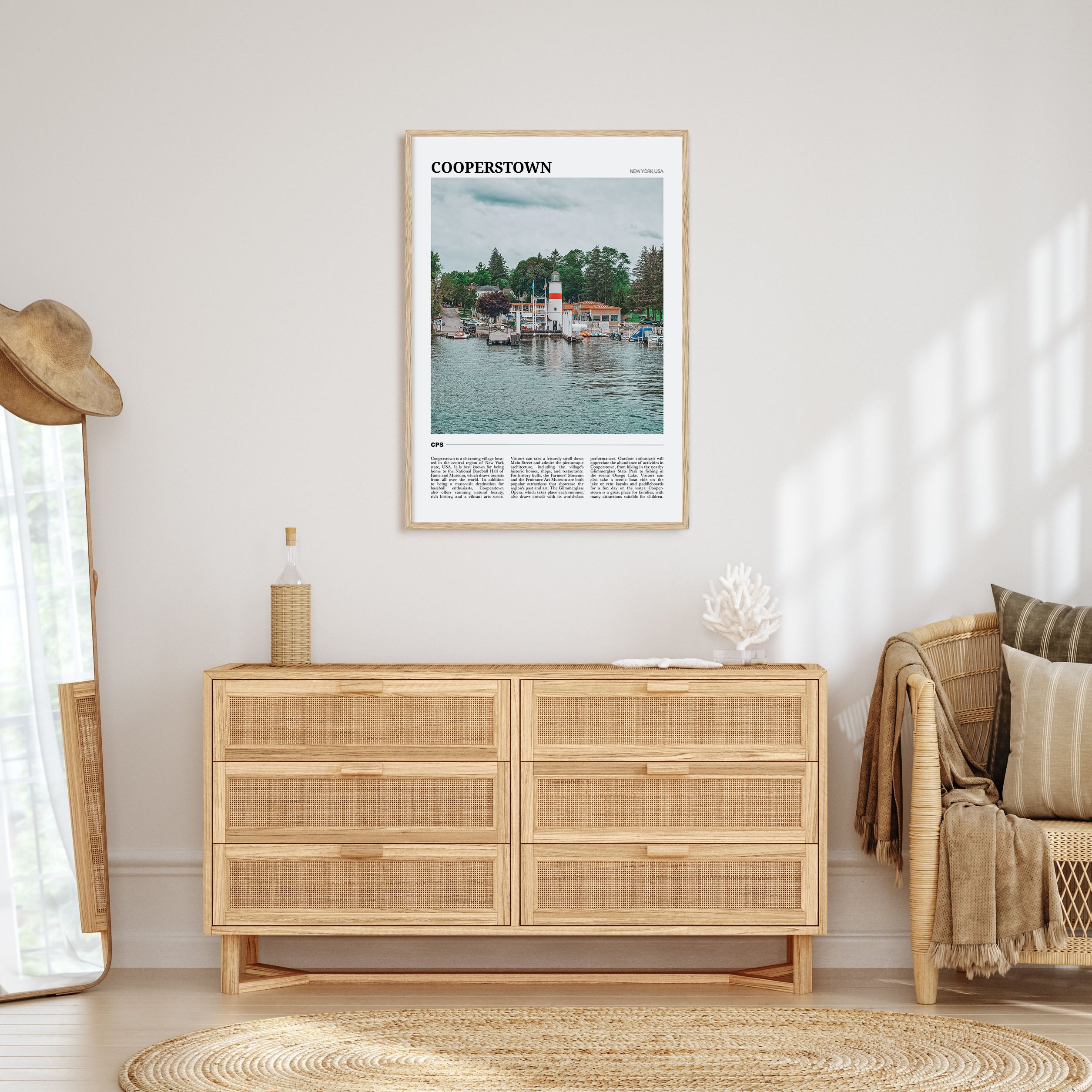 Cooperstown Travel Color Poster