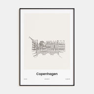 Copenhagen Drawn No 1 Poster
