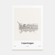 Copenhagen Drawn No 1 Poster