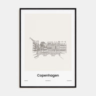Copenhagen Drawn No 1 Poster