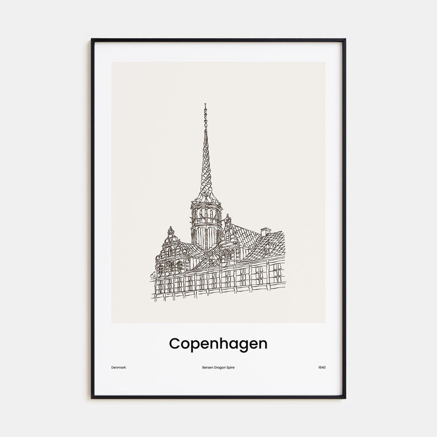 Copenhagen Drawn No 2 Poster