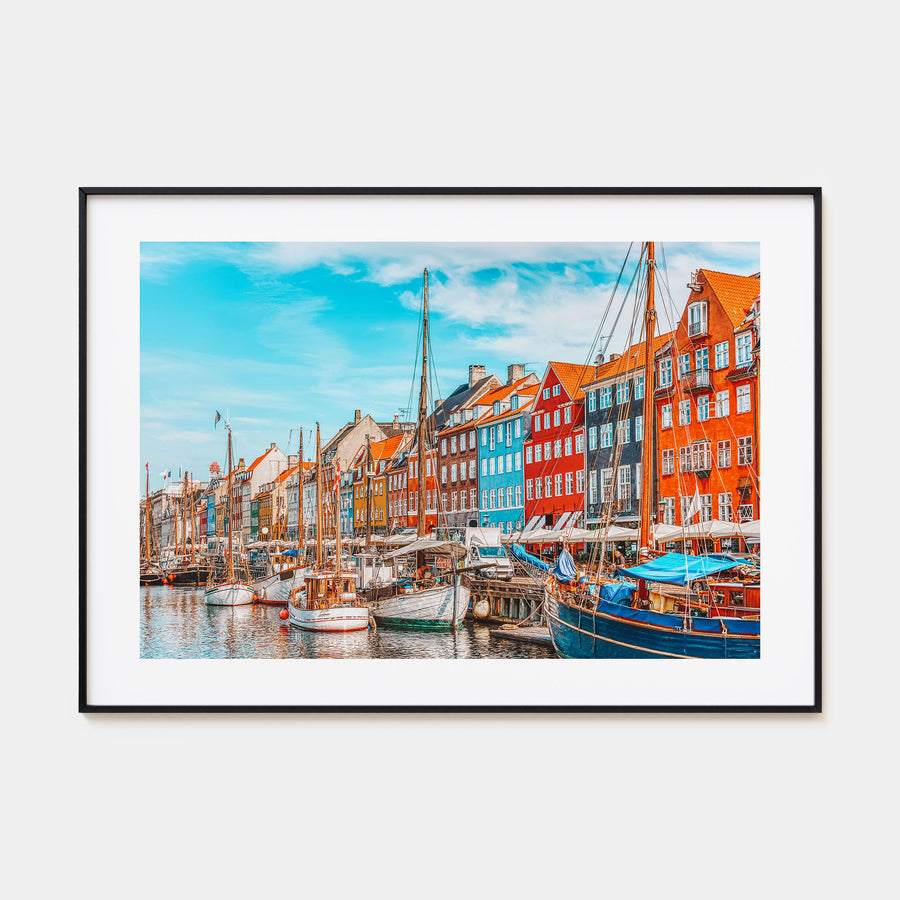 Copenhagen Landscape Color Poster