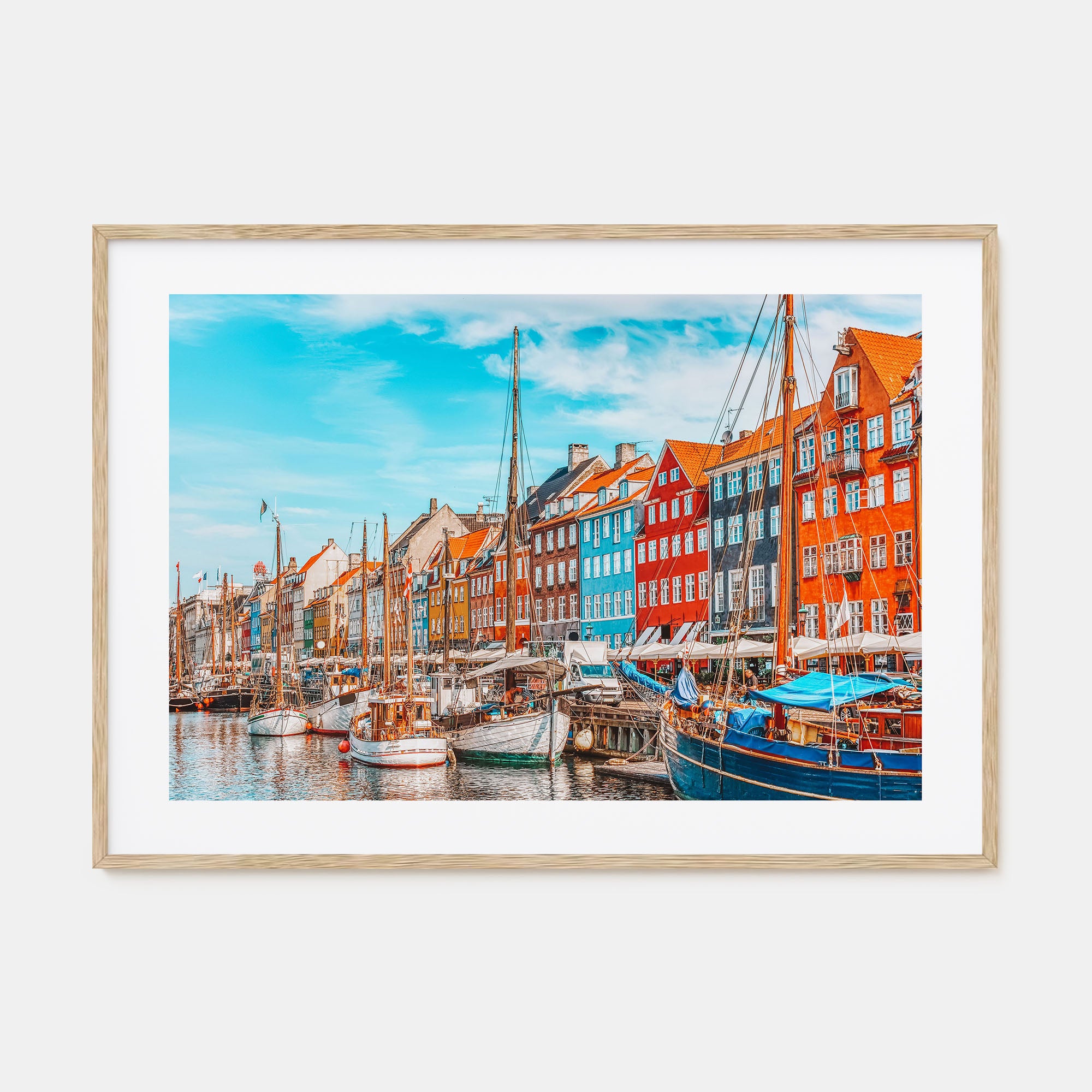 Copenhagen Landscape Color Poster