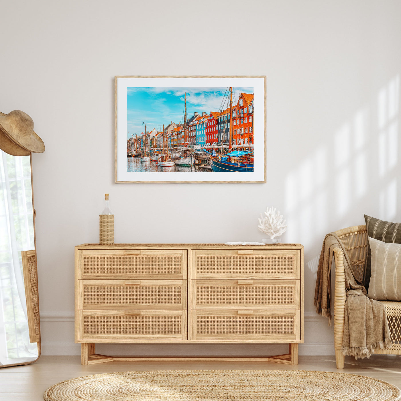 Copenhagen Landscape Color Poster