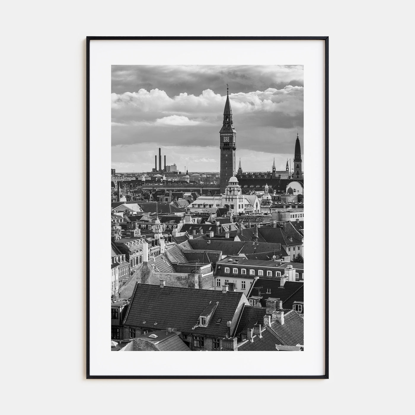 Copenhagen Photo B&W No 1 Poster