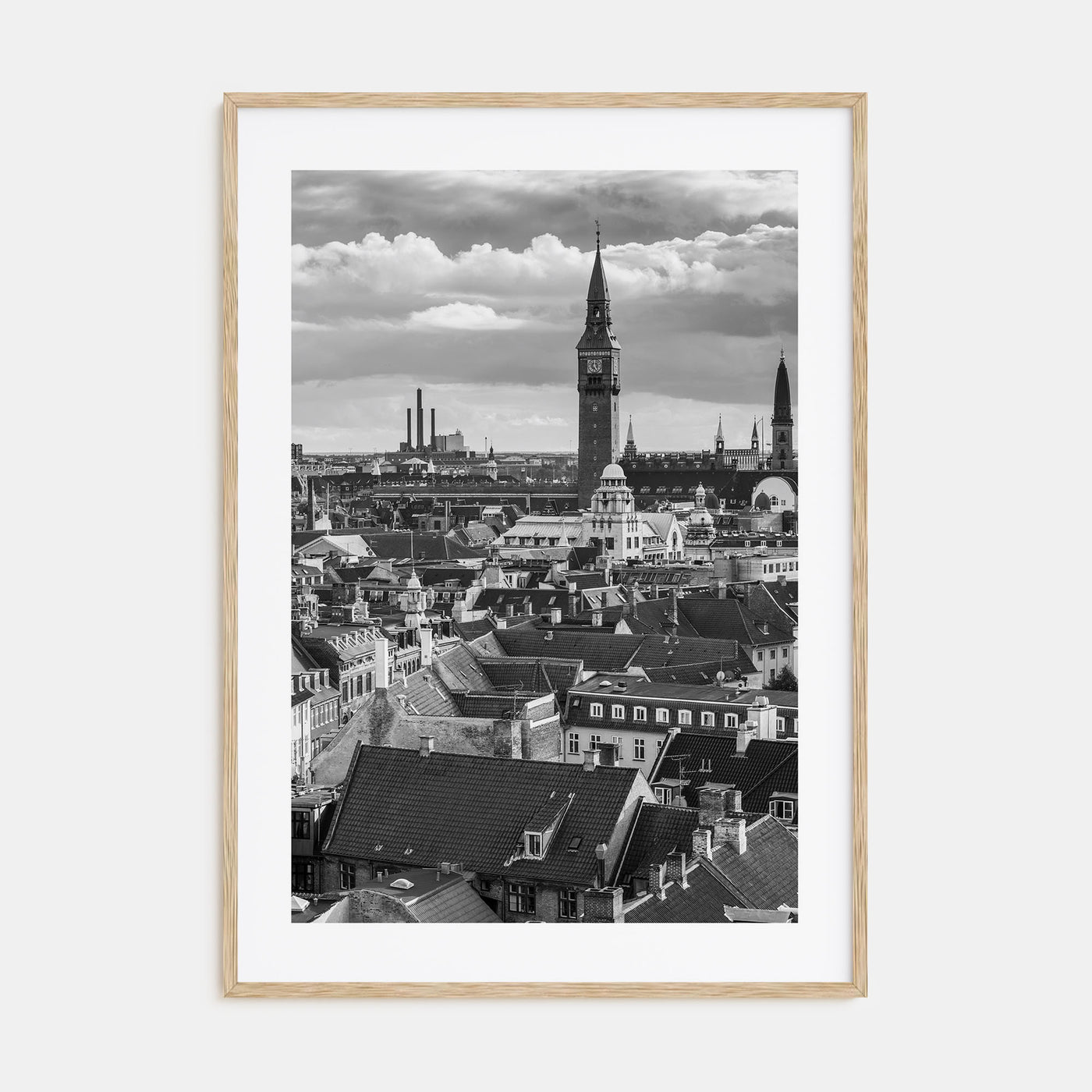 Copenhagen Photo B&W No 1 Poster