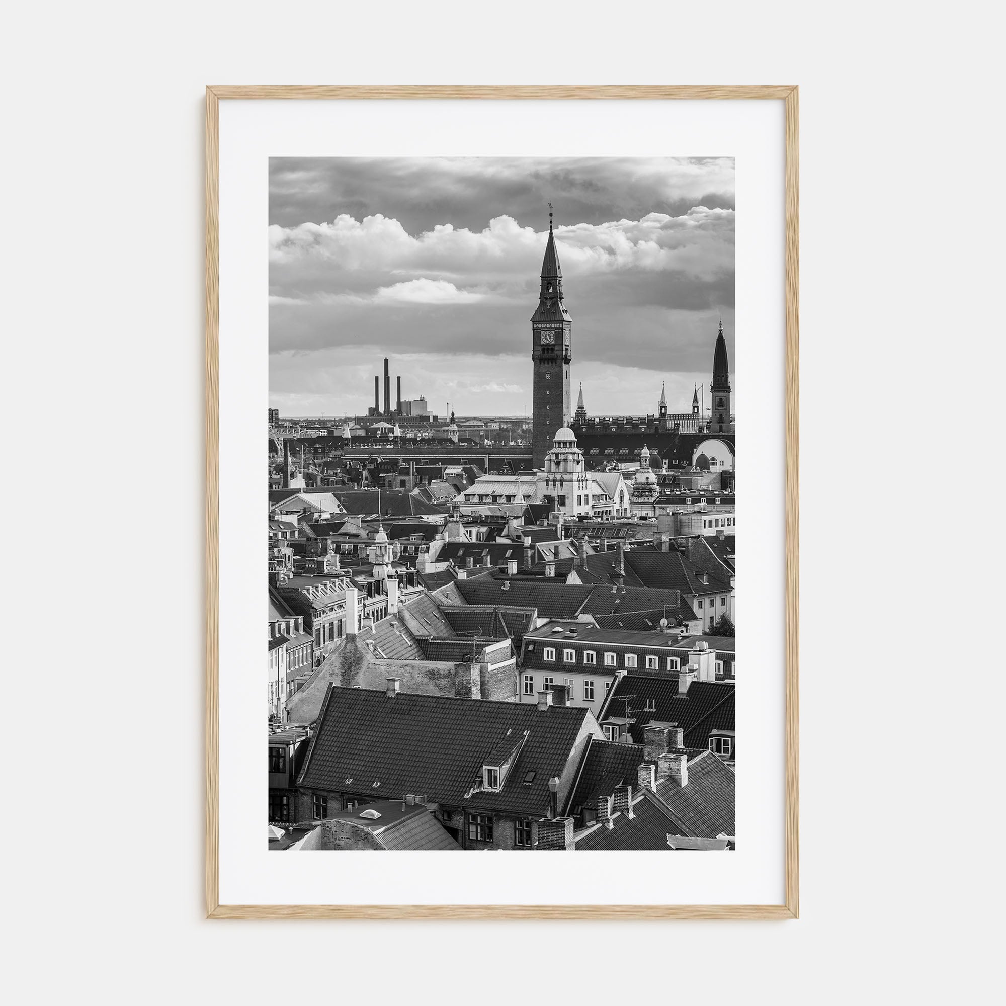 Copenhagen Photo B&W No 1 Poster