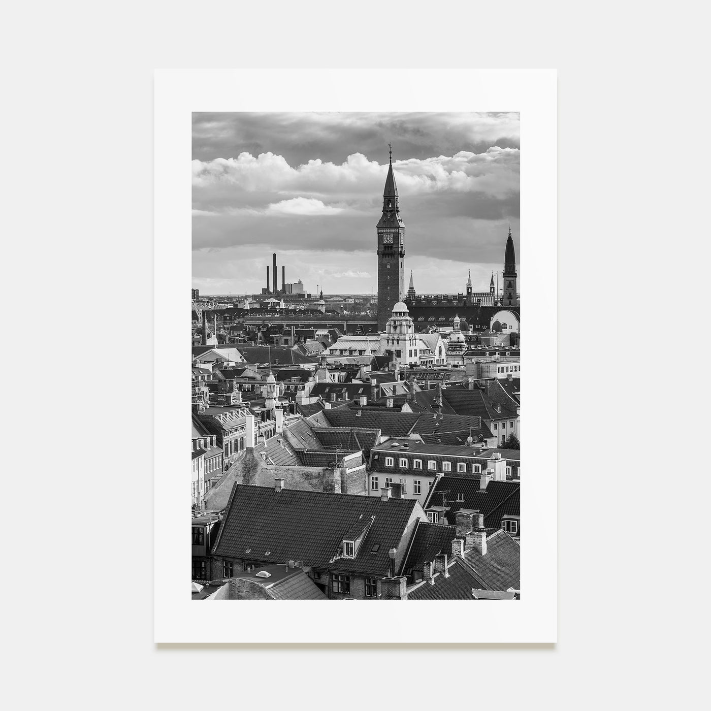 Copenhagen Photo B&W No 1 Poster