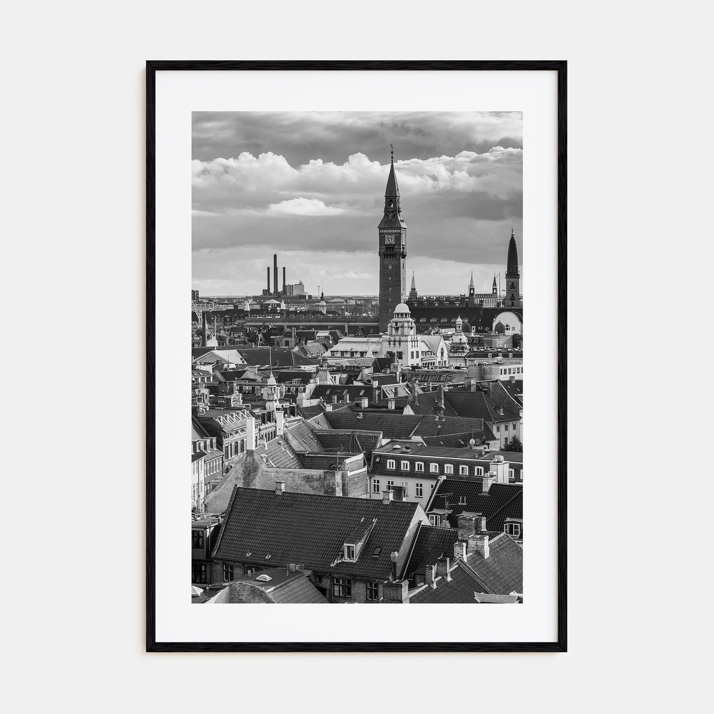 Copenhagen Photo B&W No 1 Poster