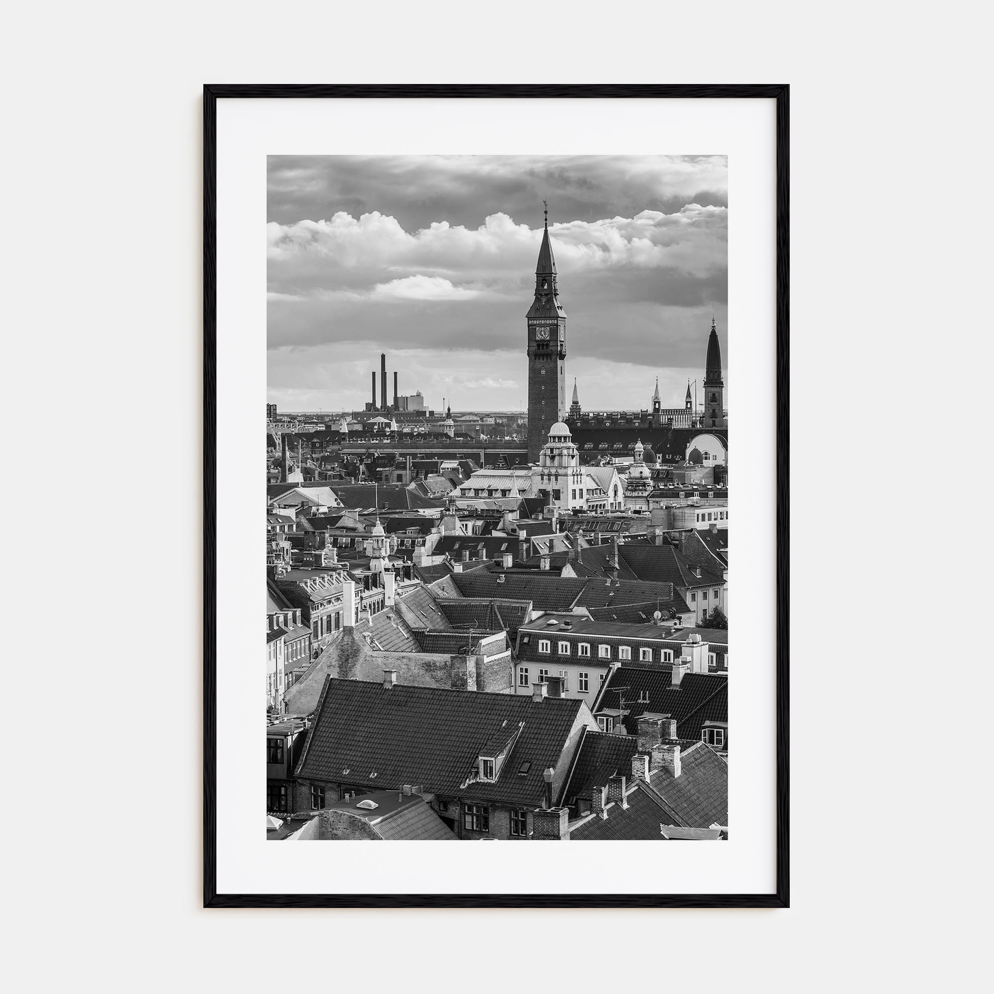 Copenhagen Photo B&W No 1 Poster