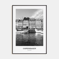 Copenhagen Portrait B&W No 1 Poster