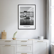 Copenhagen Portrait B&W No 1 Poster