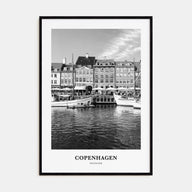 Copenhagen Portrait B&W No 1 Poster